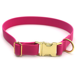 Нашийник для собак біотановий Колорит Zoo-hunt 2,5 см 30-51 см рожевий