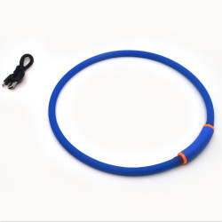 Нашийник для собак Zoo-hunt Light з підсвіткою водостійкий 70см  синій