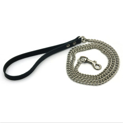 Повідець-ланцюг для собак ПЛ нікель Zoo-hunt  1,5 мм 120 см