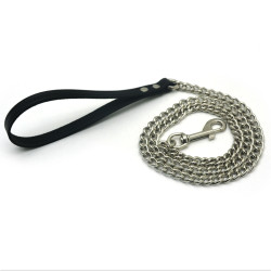 Повідець-ланцюг для собак ПЛ нікель Zoo-hunt  1,5 мм 120 см