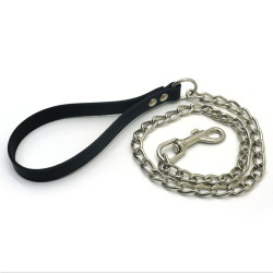 Повідець-ланцюг для собак ПЛ нікель Zoo-hunt  1,5 мм 120 см