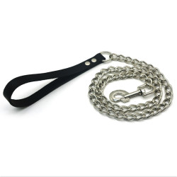 Повідець-ланцюг для собак ПЛ нікель Zoo-hunt  1,5 мм 120 см