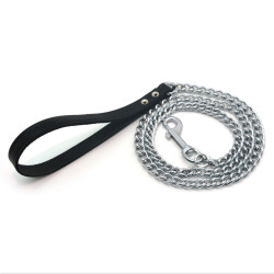 Повідець-ланцюг для собак ПЛ хром Zoo-hunt  1,5 мм 120 см