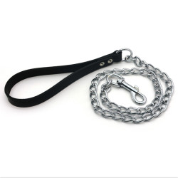 Повідець-ланцюг для собак ПЛ хром Zoo-hunt  1,5 мм 120 см