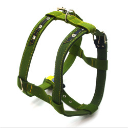 Шлейка для собак брезент подвійна №35 PLUTO