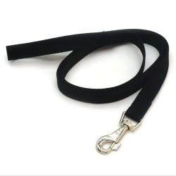 Повідець брезентовий для собак Zoo-hunt 2,5 см 120 см чорний