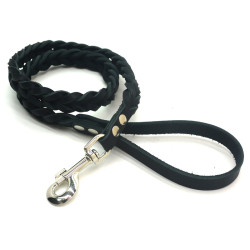 Повідець для собак Zoo-hunt плетений ПП 1,0 см 2 плетіння 110 см чорний