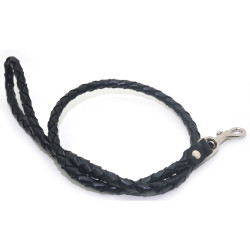 Повідець для собак Zoo-hunt плетений ПП 1,0 см 4 плетіння 100 см чорний