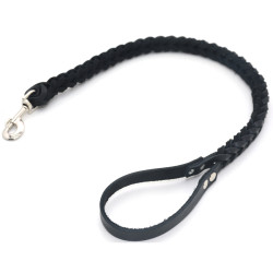 Повідець для собак Zoo-hunt плетений ПП 1,4 см 3 плетіння 100 см чорний