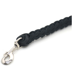 Повідець для собак Zoo-hunt плетений ПП 1,4 см 3 плетіння 100 см чорний