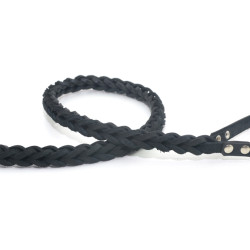 Повідець для собак Zoo-hunt плетений ПП 1,0 см 3 плетіння 100 см чорний