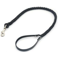 Повідець для собак Zoo-hunt плетений ПП 1,0 см 3 плетіння 100 см чорний