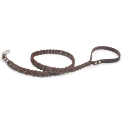 Повідець для собак Zoo-hunt плетений ПП 1,0 см 2 плетіння 110 см коричневий