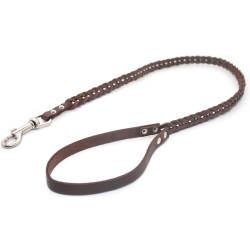 Повідець для собак Zoo-hunt плетений ПП 1,0 см 2 плетіння 110 см коричневий