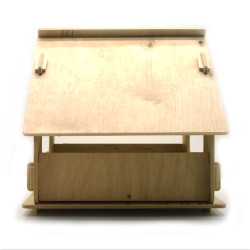 Еко будиночок 3 для кішок і малих собак з дерева