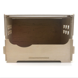 Еко пологовий будинок для кішок з дерева