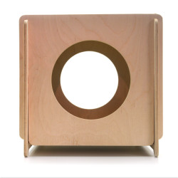 Еко будиночок Куб малий для кішок і малих собак з дерева