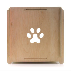 Еко будиночок Куб малий для кішок і малих собак з дерева