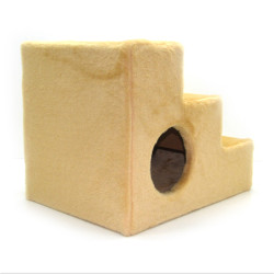 Сходинки для тварин з будиночком Zoo-hunt трьох рівневі 35х47х37 см