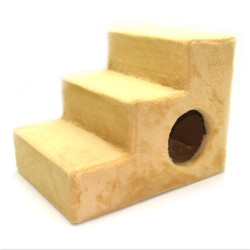 Сходинки для тварин з будиночком Zoo-hunt трьох рівневі 35х47х37 см