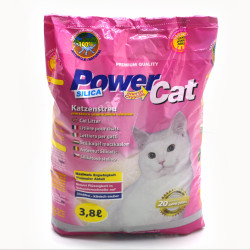 Наповнювач PowerCat 3.8 л силікагель для котячих туалетів