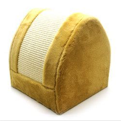 Будиночок драпак для котів Zoo-hunt Дача 33х33х35 см сезаль бежевий