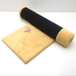 Кігтеточка Zoo-hunt драпак для кота на підставці Велетень 39х39х72 см чорний