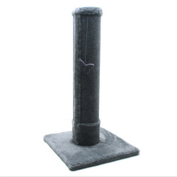 Кігтеточка Zoo-hunt драпак для кота на підставці Велетень 39х39х72 см сірий