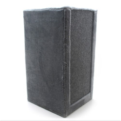 Будиночок драпак для котів Zoo-hunt Пентхаус 34х34х63 см сірий