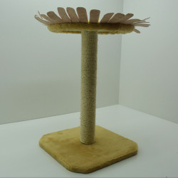 Кігтеточка Zoo-hunt драпак для кота на підставці Самоцвіт 39х39х57 см сезаль