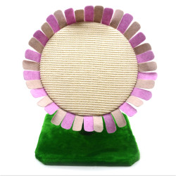 Кігтеточка Zoo-hunt драпак для кота на підставці Світанок 39х39х48 см сезаль