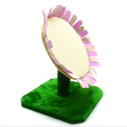 Кігтеточка Zoo-hunt драпак для кота на підставці Світанок 39х39х48 см сезаль