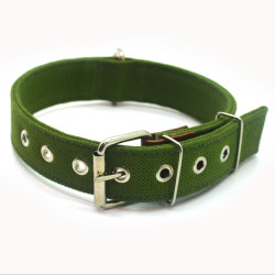 Нашийник для собак Zoo-hunt брезентовий  ОБ 2,5/34-44 см подвійний