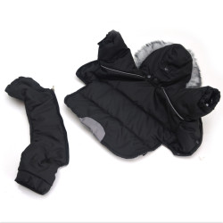 Костюм для собак Актив Zoo-hunt чорний  міні 21х27 см