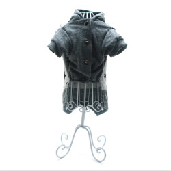 Батник світер для собак Zoo-hunt сірий  міні 21х27 см