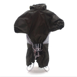 Дощовик для собак Zoo-hunt з капюшоном коричневий  міні 21х27 см