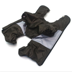 Дощовик для собак Zoo-hunt з капюшоном коричневий  міні 21х27 см