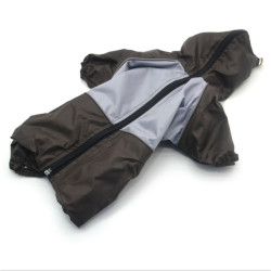 Дощовик для собак Zoo-hunt з капюшоном коричневий  міні 21х27 см