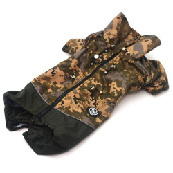Дощовик для собак Камуфляж Zoo-hunt піксель  міні 21х27+6 см
