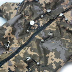 Дощовик для собак Камуфляж Zoo-hunt піксель  міні 21х27+6 см