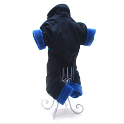 Комбінезон для собак Zoo-hunt Фанат синій+бірюзовий  міні 21х32 см