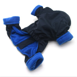 Комбінезон для собак Zoo-hunt Фанат синій+бірюзовий  міні 21х32 см