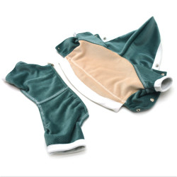 Костюм для собак Тріпсі Zoo-hunt м'ятний+бежевий  міні 21х27 см