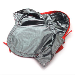 Вітровка куртка для собак малих порід Zoo-hunt Сімба з капюшоном червона  міні 21х38 см