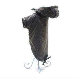 Вітровка куртка для собак малих порід Zoo-hunt Сімба з капюшоном сіра  міні 21х38 см