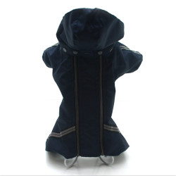 Дощовик для собак Zoo-hunt Вояж з капюшоном синій  міні 21х32 см