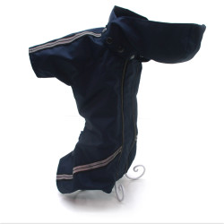 Дощовик для собак Zoo-hunt Вояж з капюшоном синій  міні 21х32 см