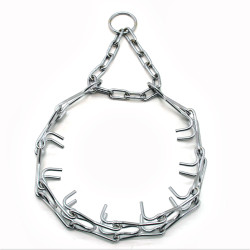 Нашийник зашморг жорсткий для собак Zoo-hunt хромовий  ХЖ №1 48 см