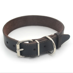 Нашийник для собак Zoo-hunt шкіряний Весна коричневий  1,2/20-25 см