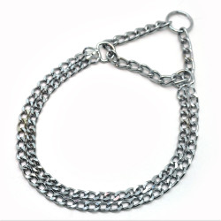 Нашийник зашморг ланцюг економ для собак Zoo-hunt метал  УЛЧ2 2,0 мм 45 см